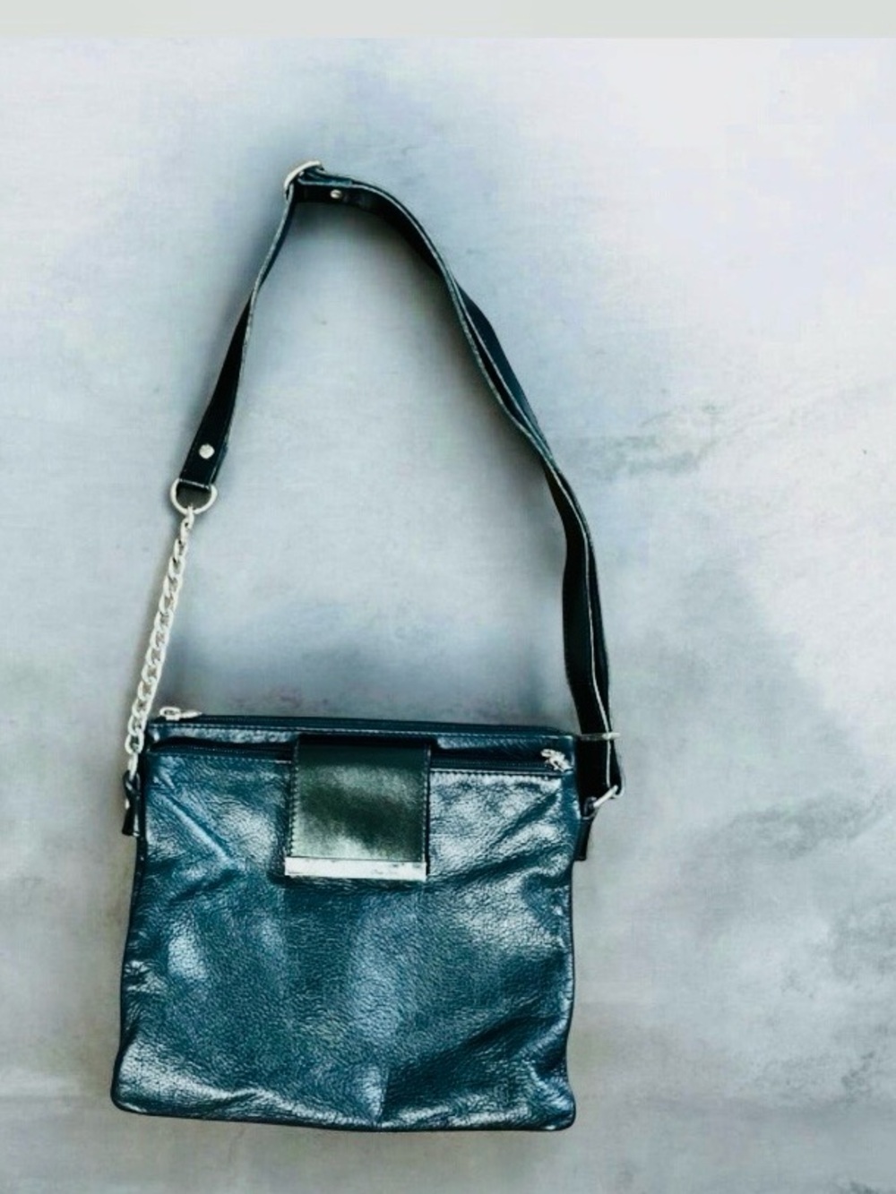 Original The Trend Italian Made Black Crossbody Bag